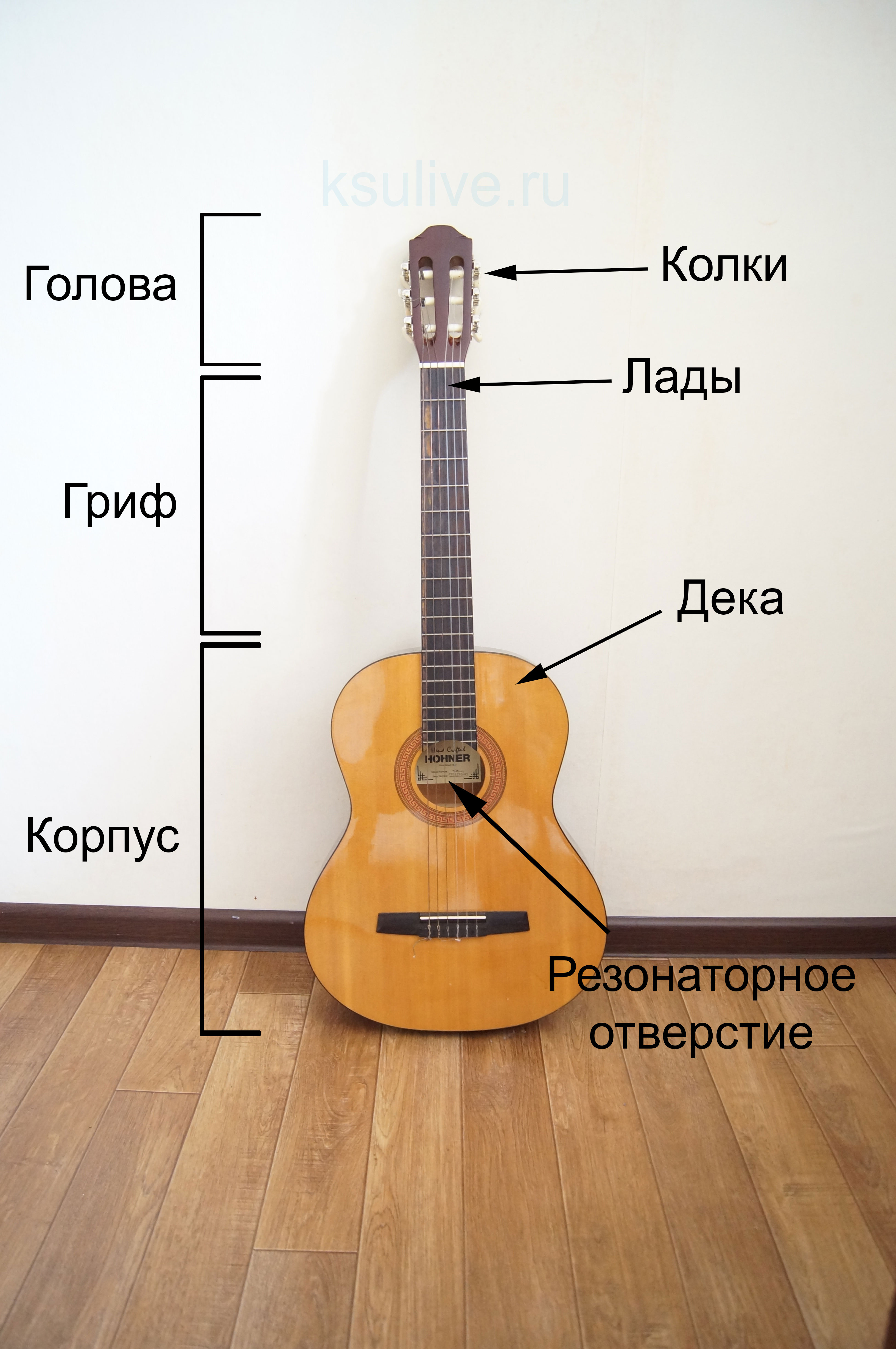 конструкция гитары